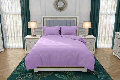 Zydante Swisstech® - Dekbedovertrekset - The Cotton Collection - Plain Purple - 200x200/220 + 2*60x70 cm